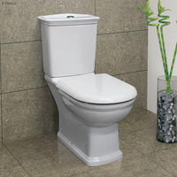 RAK WASHINGTON White Close-Coupled Toilet Suite, P-Trap 