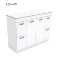 UniCab 1200 Cabinet Only on Kickboard, Handles 