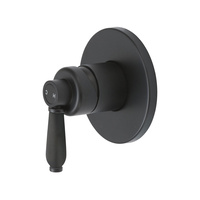 ELEANOR Wall Mixer, Matte Black / Matte Black 