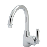 ELEANOR Gooseneck Basin Mixer, Chrome / Chrome