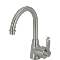 ELEANOR Gooseneck Basin Mixer, Brushed Nickel / Brushed Nickel