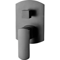 KOKO Matte Black Wall Mixer Diverter 