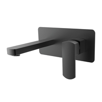 KOKO Matte Black Wall Mixer with Spout