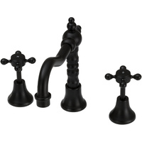 LILLIAN Shepherds Crook Basin Set, Matte Black