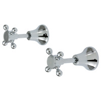 LILLIAN Wall Top Assemblies, Chrome