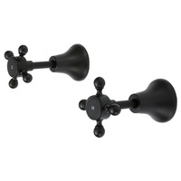 LILLIAN Wall Top Assemblies, Matte Black