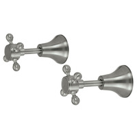LILLIAN Wall Top Assemblies, Brushed Nickel