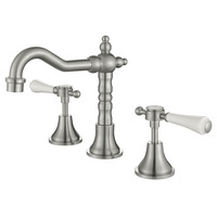 LILLIAN Lever Basin Set, Brushed Nickel