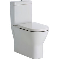RAK RESORT Rimless Back-to-Wall Toilet Suite, Bottom Inlet / P Trap