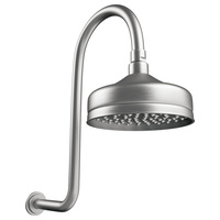 LILLIAN Wall Arm Shower Set, Brushed Nickel