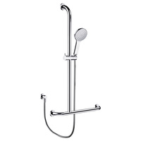 LUCIANA CARE Inverted T Rail Shower, Left-Hand