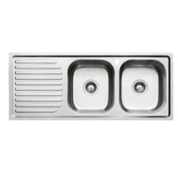 PLATINUM 1180 RIGHT HAND DOUBLE BOWL 1TH 