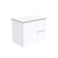 Fingerpull Gloss White 750 Wall-Hung Cabinet