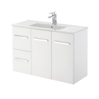 Delgado Slim 900 Wall-Hung Vanity, Left Drawers