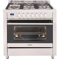 DILUSSO FREESTANDING DUAL FUEL COOKER - 900MM PRESTIGE 