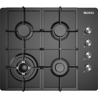 Di Lusso GAS COOKTOP - 600MM BLACK GLASS 