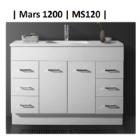 MARS 1200mm Ceramic Top With Square Bowl