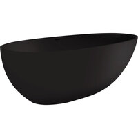 BAHAMA Matte Black Stone Bath