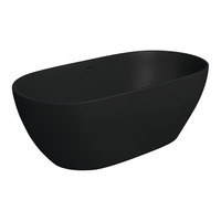LUCIANA 1690 Matte Black Stone Bath