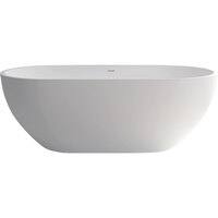 NERO 1780 Matte White Stone Bath