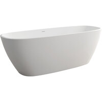 MARISSA Matte White Stone Bath 