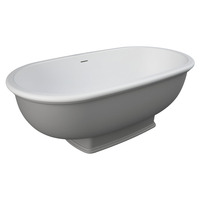 RAK WASHINGTON Matte Grey Stone Bath