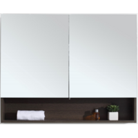 VIVO Mirror Cabinet 750mm Ash Grey